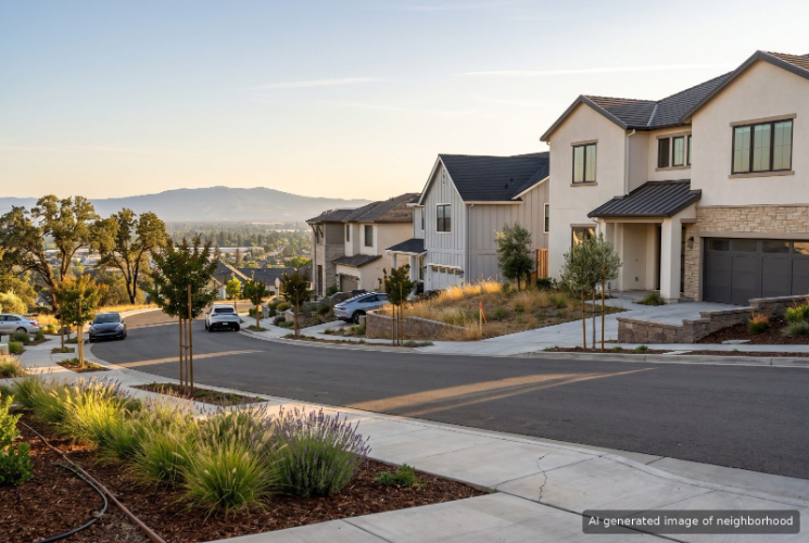 Neighborhood Fountaingrove, Santa Rosa