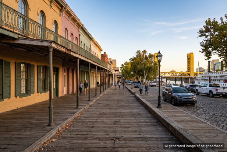 Old Sacramento, Sacramento, CA neighborhood
