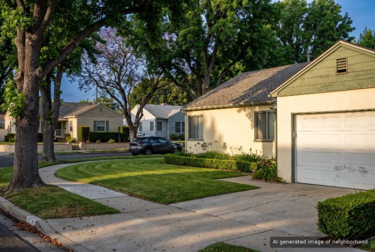 Neighborhood Lakewood Park, Lakewood, CA