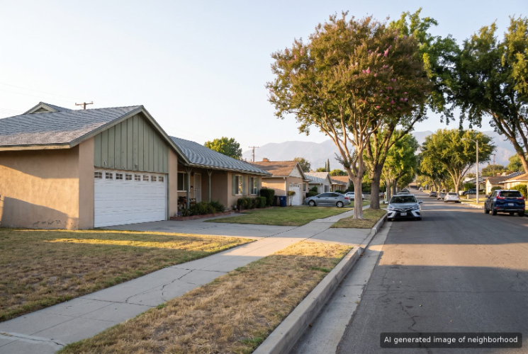 Eastland, West Covina, CA neighborhood