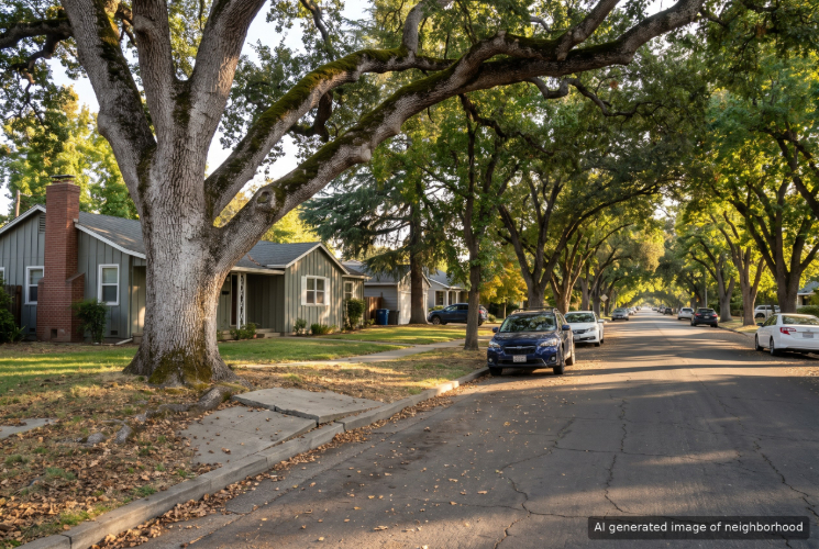 Oak Knoll, Sacramento, CA neighborhood