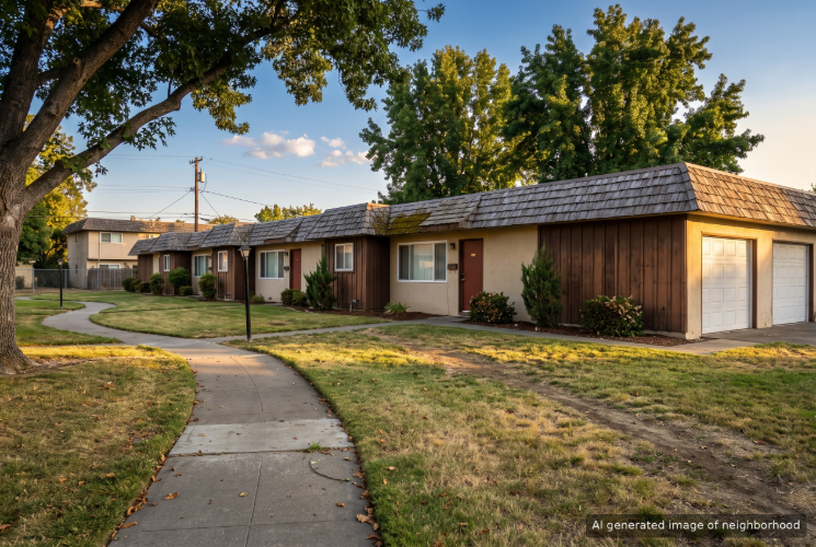 Casitas Arden Townhouses, Sacramento, CA neighborhood