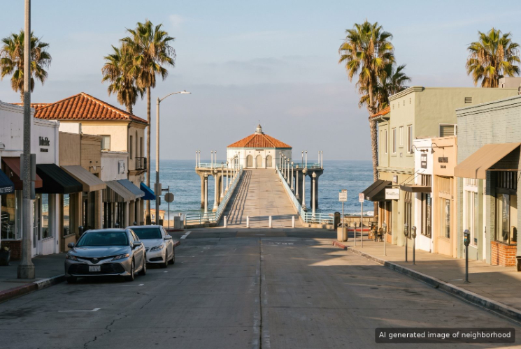 Neighborhood Downtown Manhattan Beach, Manhattan Beach, CA