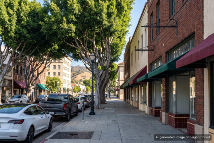 Uptown Whittier, Whittier, CA neighborhood