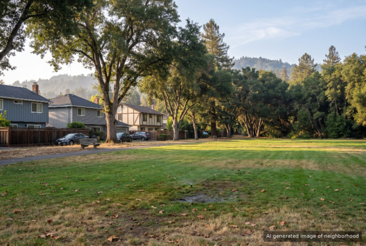 Neighborhood Castlerock, Santa Rosa