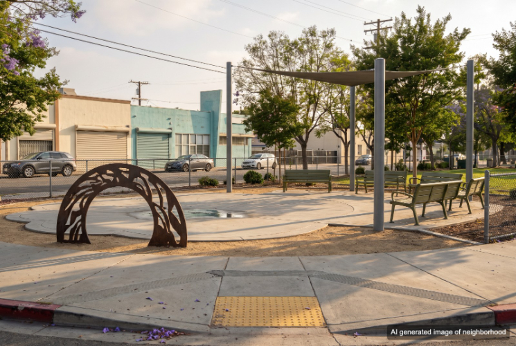 Neighborhood Walnut Park, Walnut Park, CA